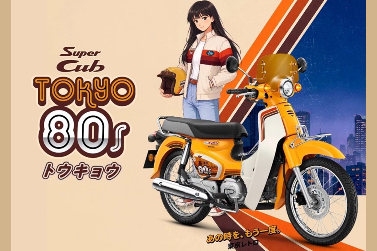 Super Cub Tokyo 80 年代版:传奇本田摩托车最新特别系列的八十年代灵感