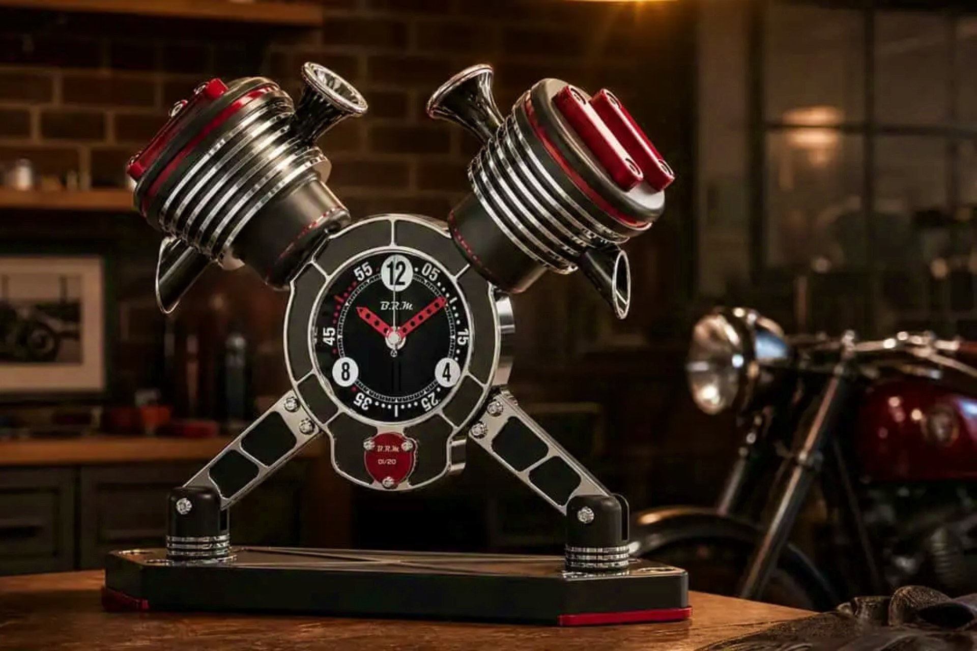BRM“V-Twin”:形状像发动机的手表,成本相当于整辆摩托车