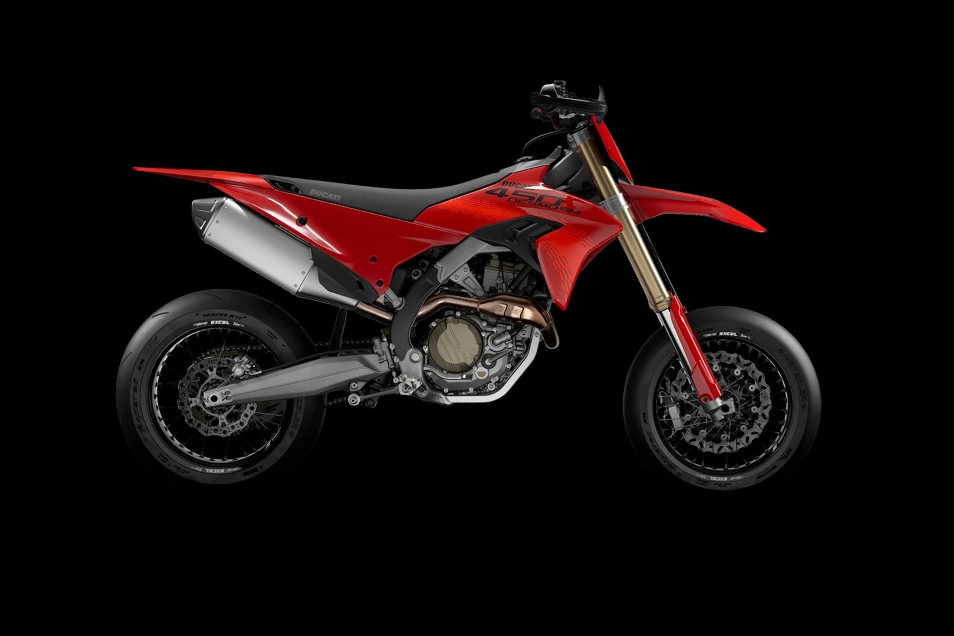 杜卡迪 Desmo450 SM:Supermotard 赛车的技术巅峰