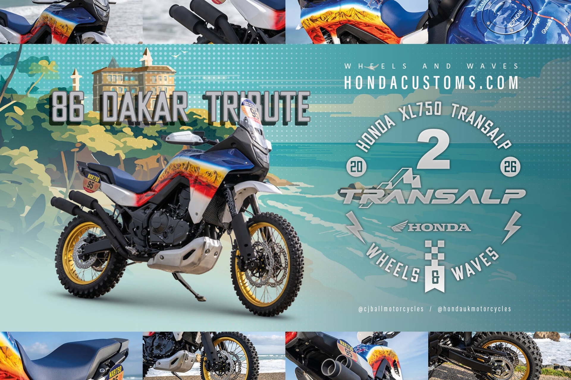 “Mugen”,CB750 Hornet 的激进葡萄牙重新诠释,在第七届 Honda Customs 中荣获冠军