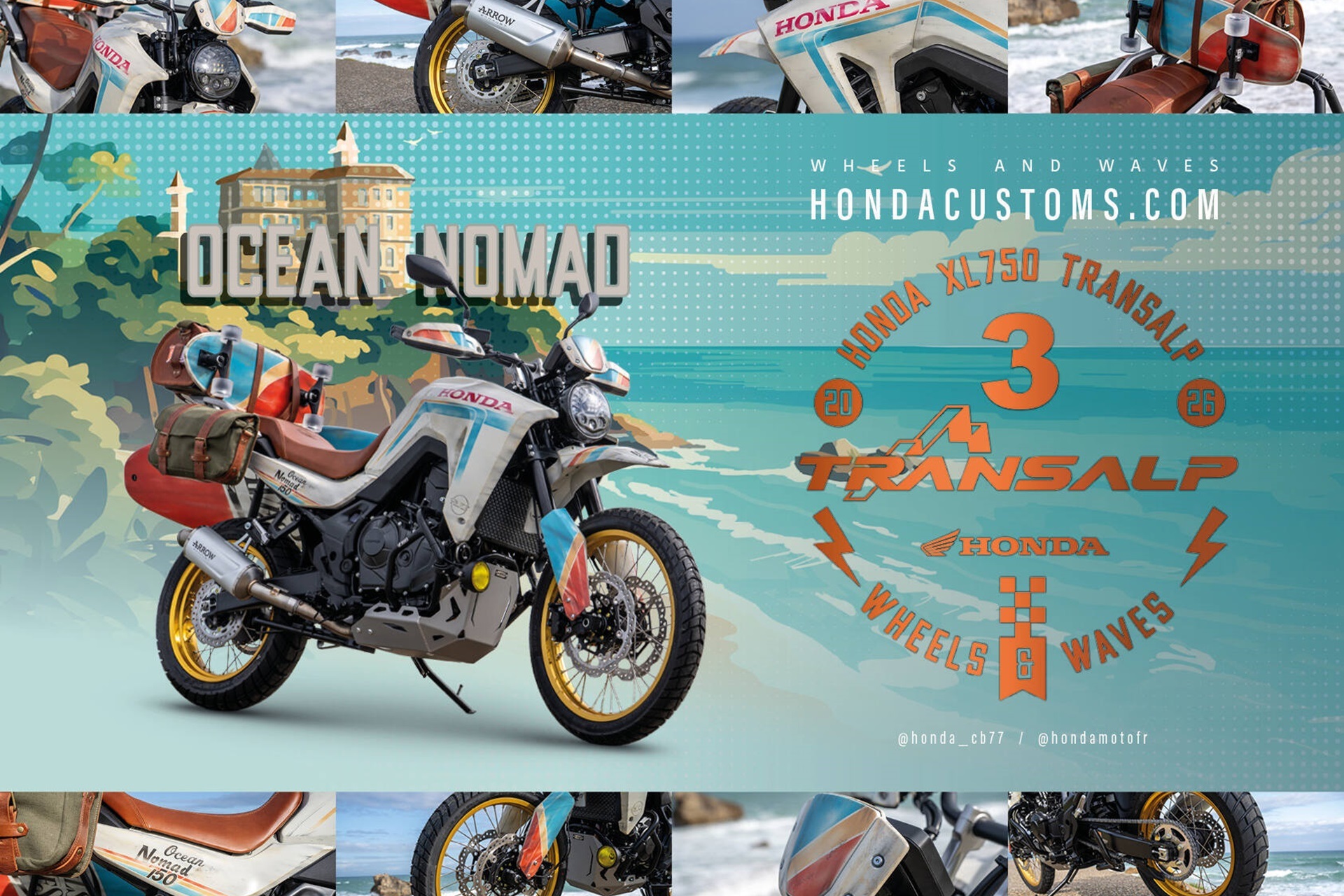 “Mugen”,CB750 Hornet 的激进葡萄牙重新诠释,在第七届 Honda Customs 中荣获冠军