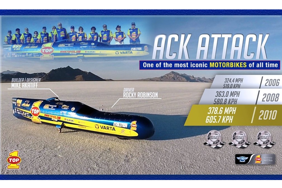 ACK Attack,地球上最快的“摩托车”,将于明年 10 月尝试打破自己的记录