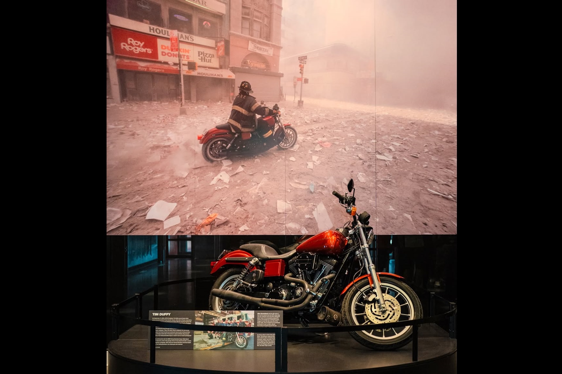9/11 袭击事件中的传奇 Dyna Super Glide Sport 现已在哈雷戴维森博物馆展出