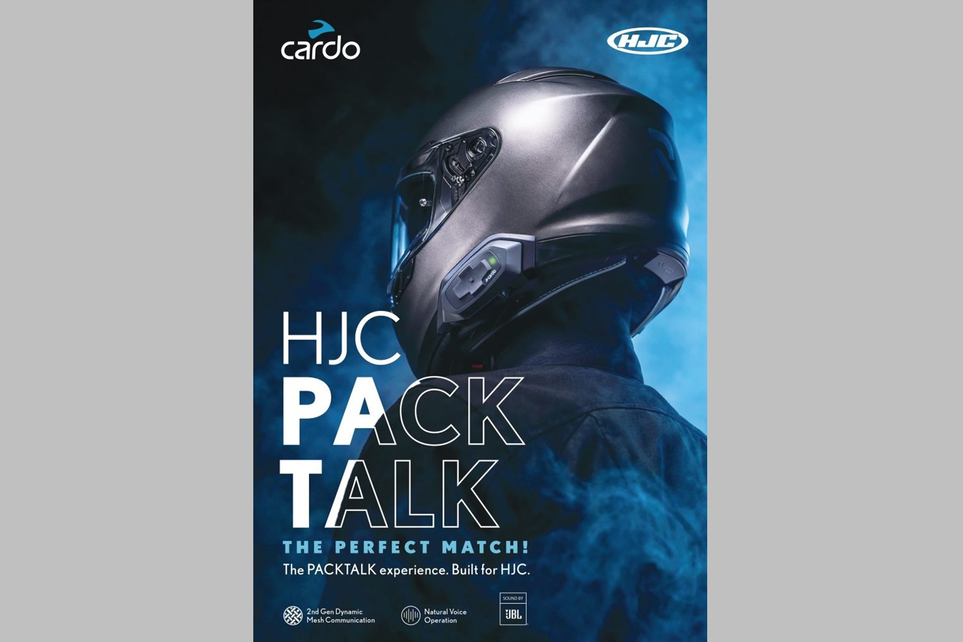 HJC Packtalk:保留原始头盔设计的全新完全集成系统