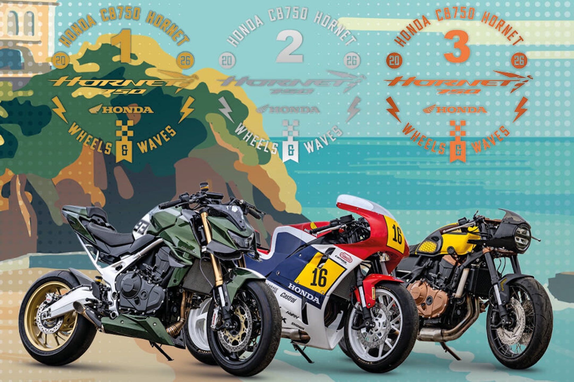 “Mugen”,CB750 Hornet 的激进葡萄牙重新诠释,在第七届 Honda Customs 中荣获冠军