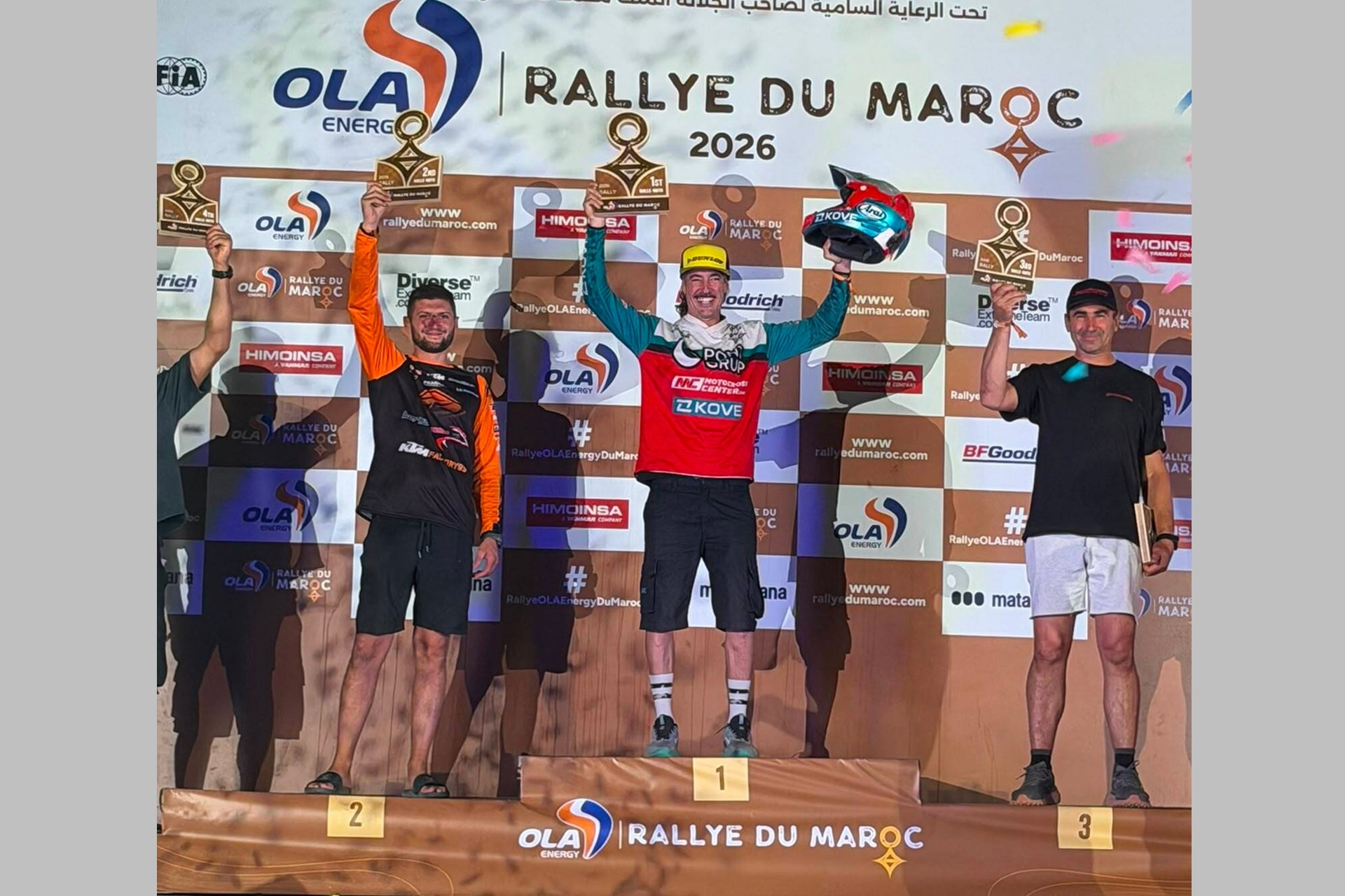 Javi Vega 驾驶 Kove 450 Rally 赢得 2026 年摩洛哥拉力赛 Malle Moto 类别冠军