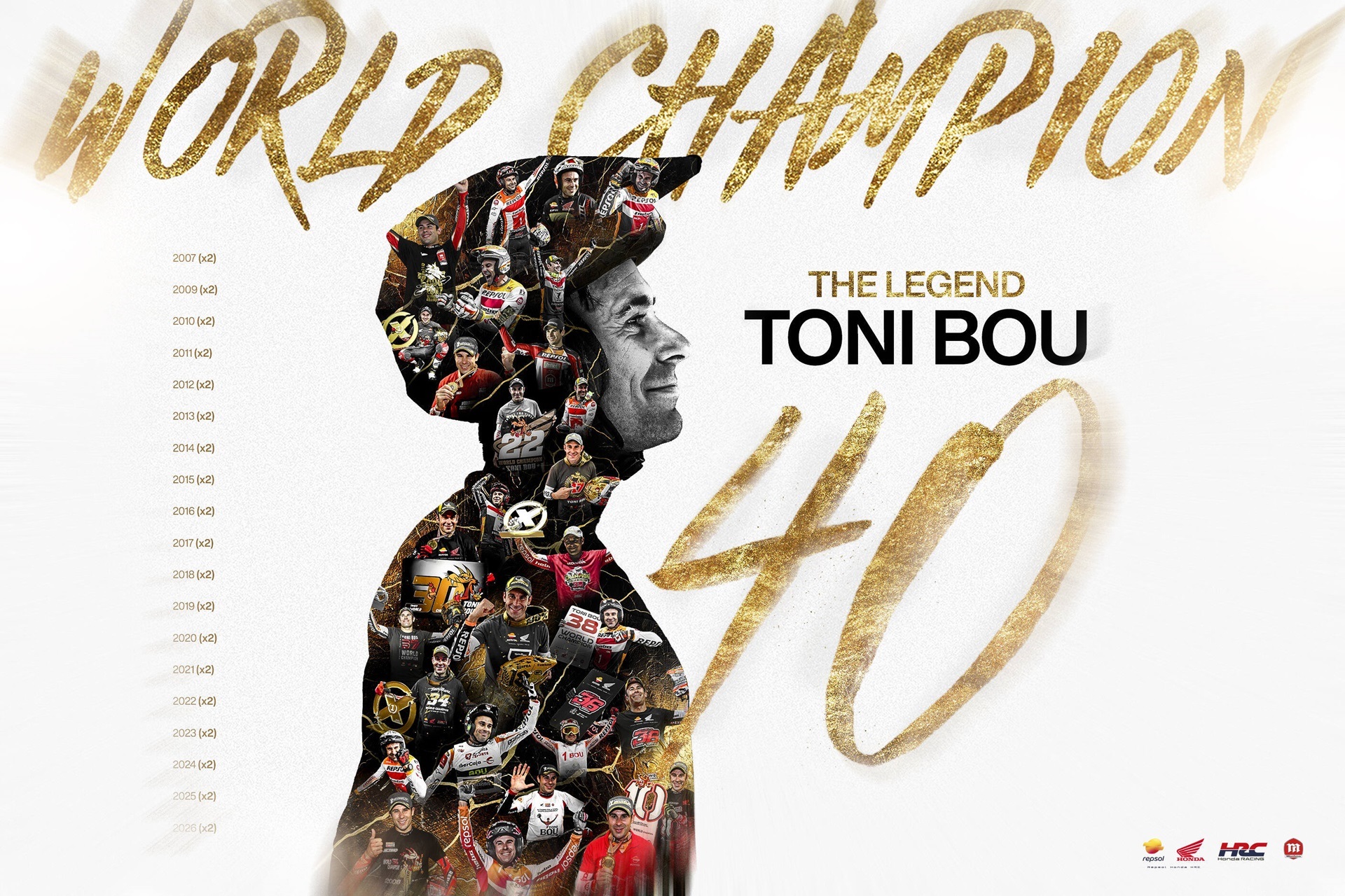 超越自行车：托尼·布（Toni Bou）：“可能是历史上最成功的运动员”